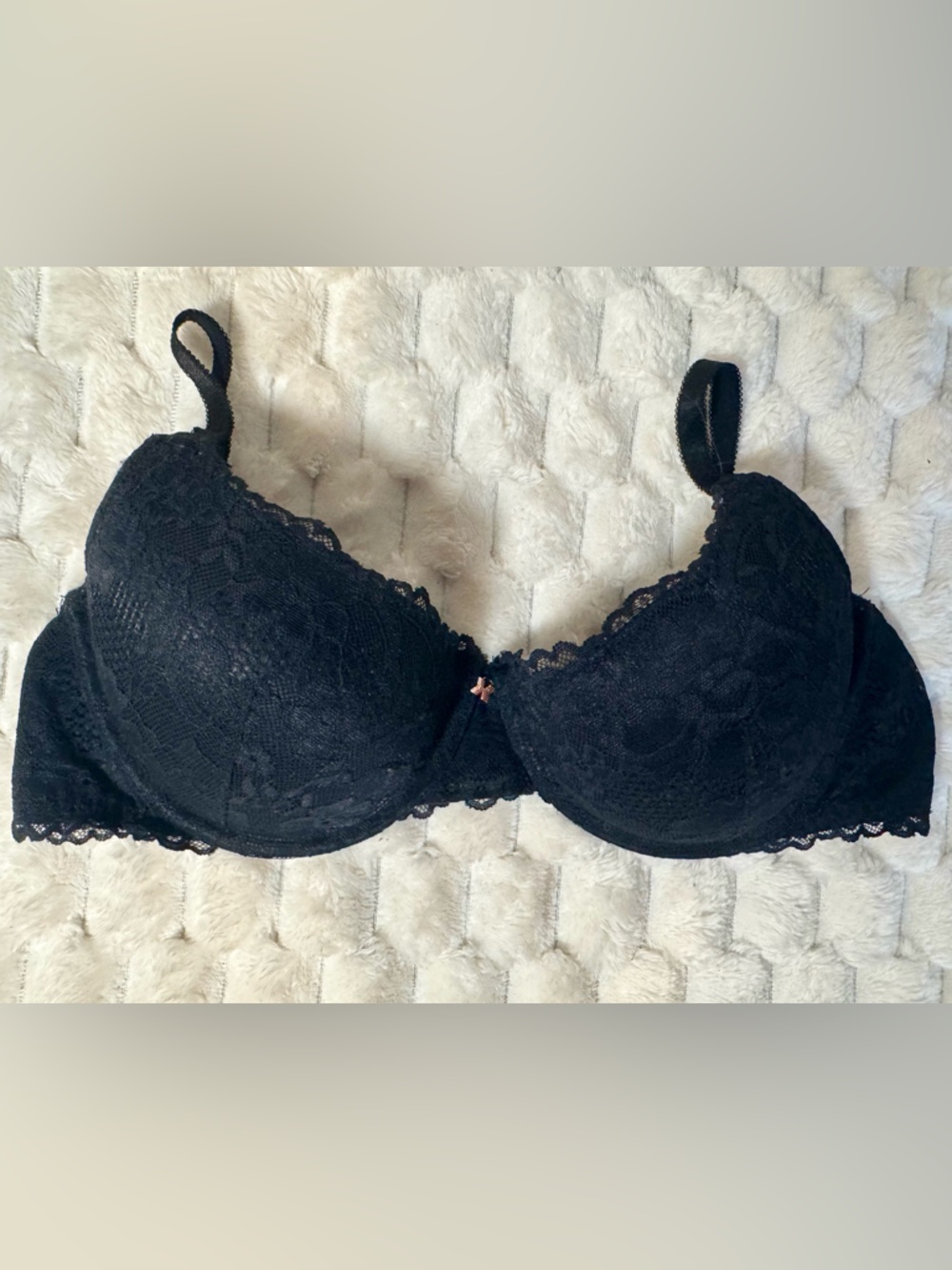 Savage X Fenty Black Lace  Underwire Bra